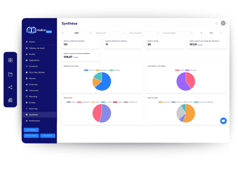 Synthèse du marchand de biens MaBrik Immo
