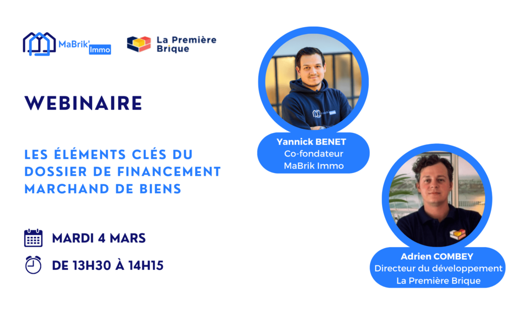 webinaire dossier de financement marchand de biens