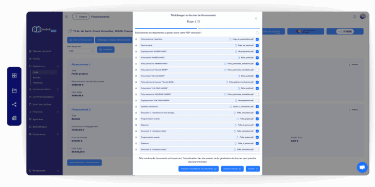 dossier bancaire mabrik immo marchand de biens
