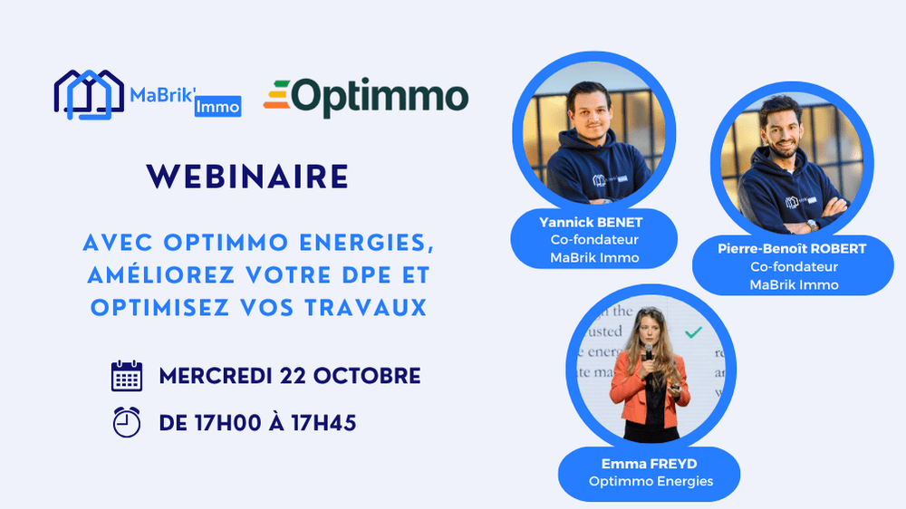 Optimmo, DPE, travaux, immobilier marchand de biens