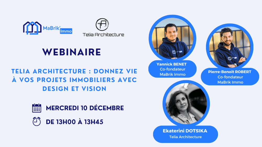 Architecture marchand de biens immobilier