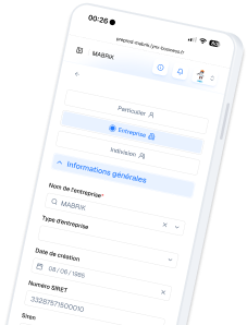 Interface mobile de MaBrik Immo pour suivre ses opérations immobilières